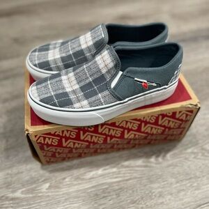 Vans Platform Sneaker - Grey Plaid
